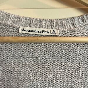 Abercrombie & Fitch Heather Gray Sweater cardigan